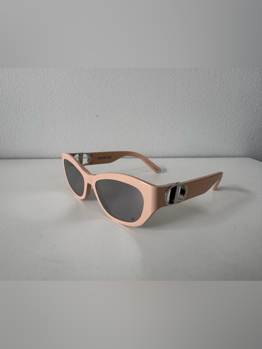 Dior Pink Cat-Eye Sunglasses with Gray Lenses